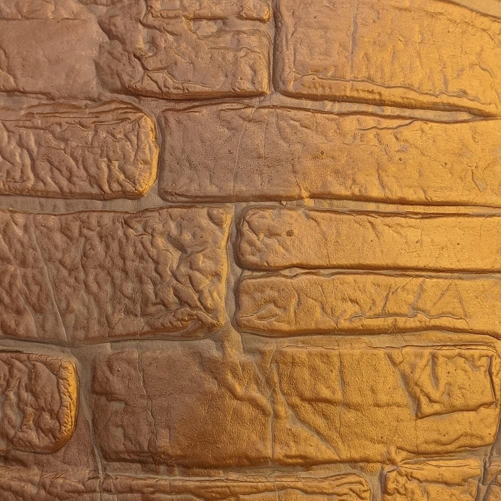Топлоизолационно самозалепващо пано Cultural Stone A 70x60x1,2см светлокафяво 