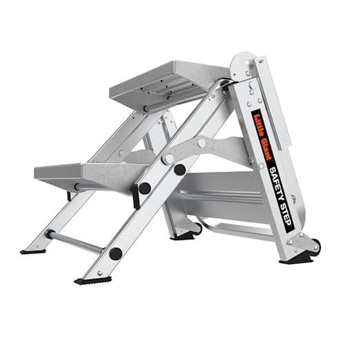 Сгъваема алуминиева стълба Little Giant Safety Step 2 стъпала