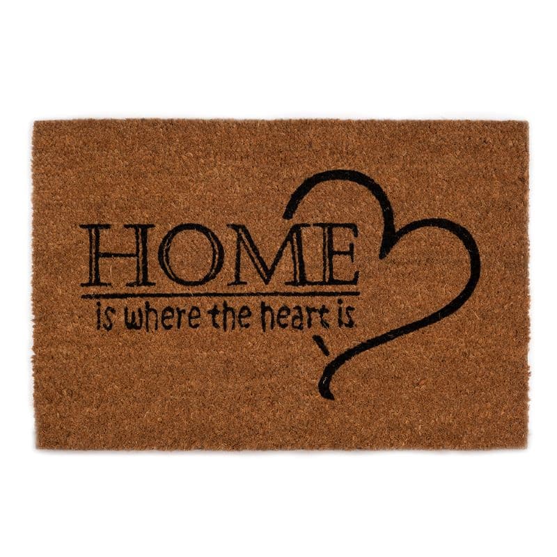 Изтривалка кокос Home is where the heart is TP 12094 / 40х60см