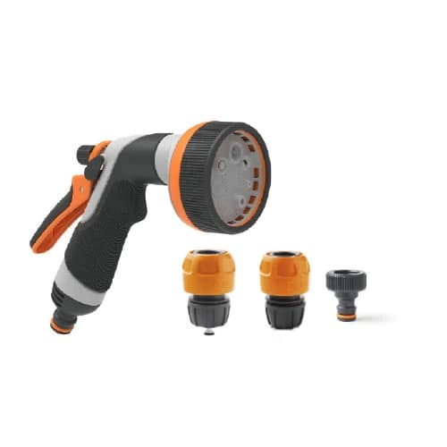 Сет фитинги и воден пистолет Soft Touch 8 функции 10l/min