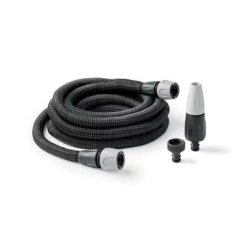 Сет разтегателен маркуч до 15м със струйник Aquapop Grey Easy15