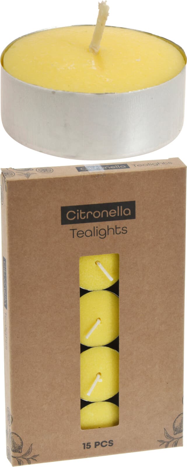 Чаени свещи Citronella 15 броя