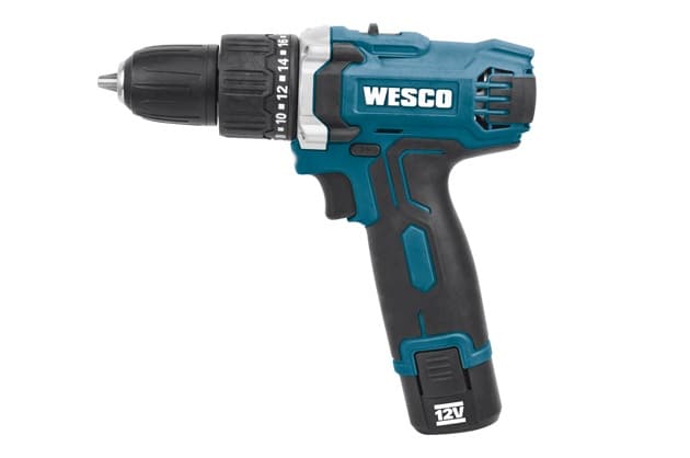 Акумулаторна ударна бормашина Wesco WS2547K 12V 25Nm с батерия, зарядно и чанта
