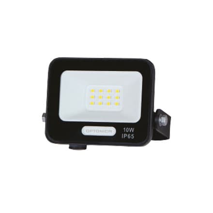 LED прожектор Optonica черен 10W 4000K IP65