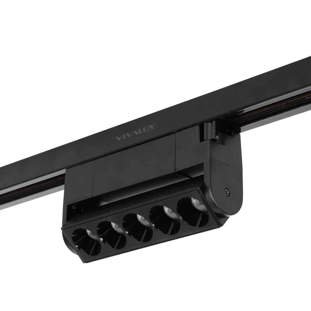 Линейно LED тяло за релсов монтаж Vivalux CORN LED 12W BK/CL-4000K