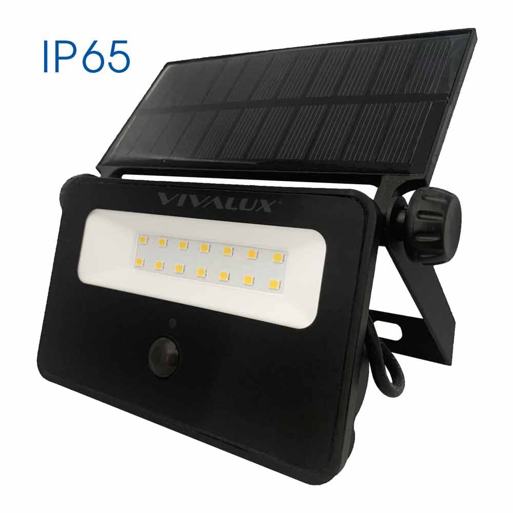 Соларен LED прожектор със сензор Vivalux Uno Solar 8W