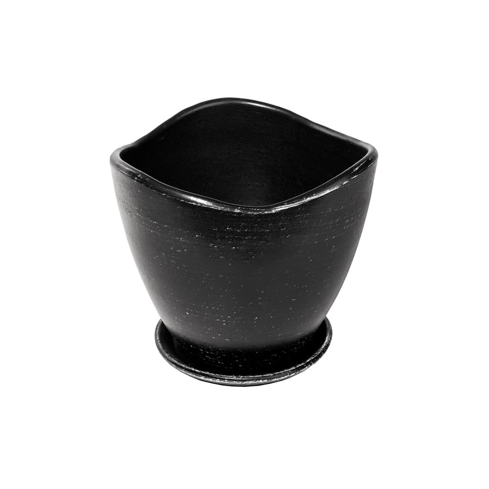 Саксия Frosty Sсhiny Black ø16x15см черна