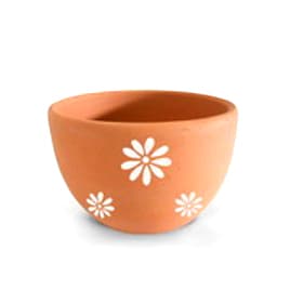 Саксия My Garden Terracotta/Pure White 15x10см