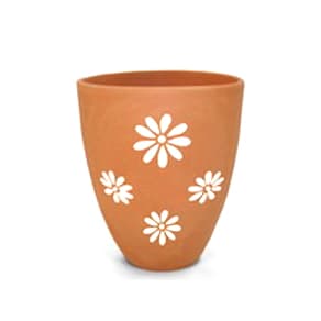 Саксия My Garden Terracotta/Pure White 20x25см