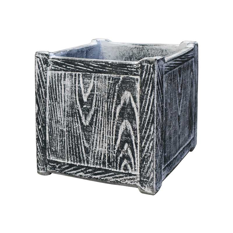 Саксия Square RP18-609 / 21x21x21см сива