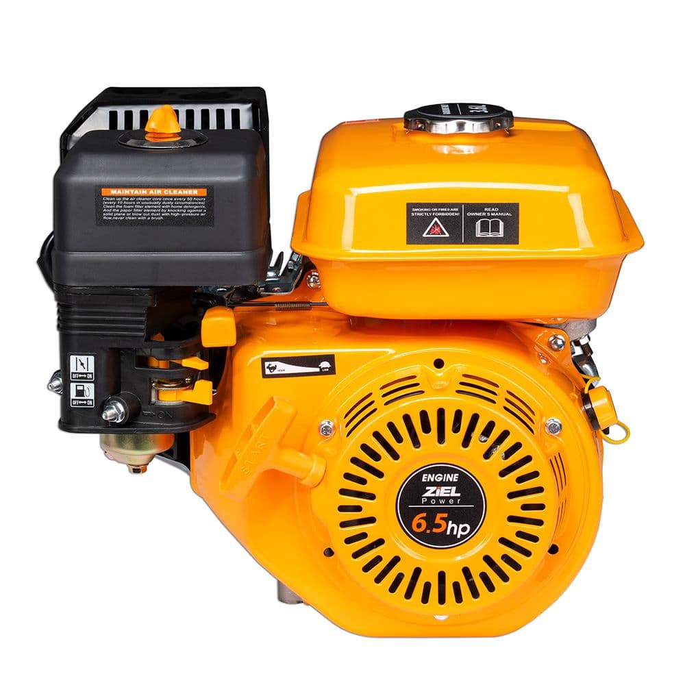 Бензинов четиритактов двигател Ziel ZL168FB 6.5 к.с. / 4.8kW