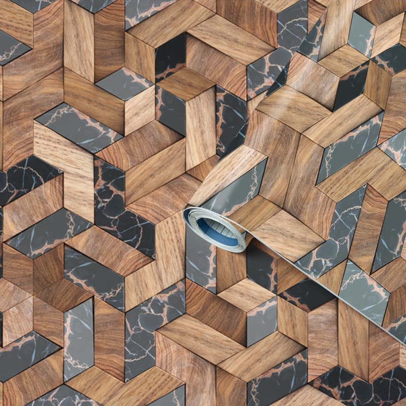 Самозалепващо фолио Venilia Wooden Mosaic 45см