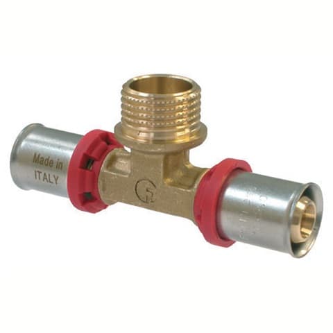 Прес-тройник Fornara ø16х1/2" М х 16мм