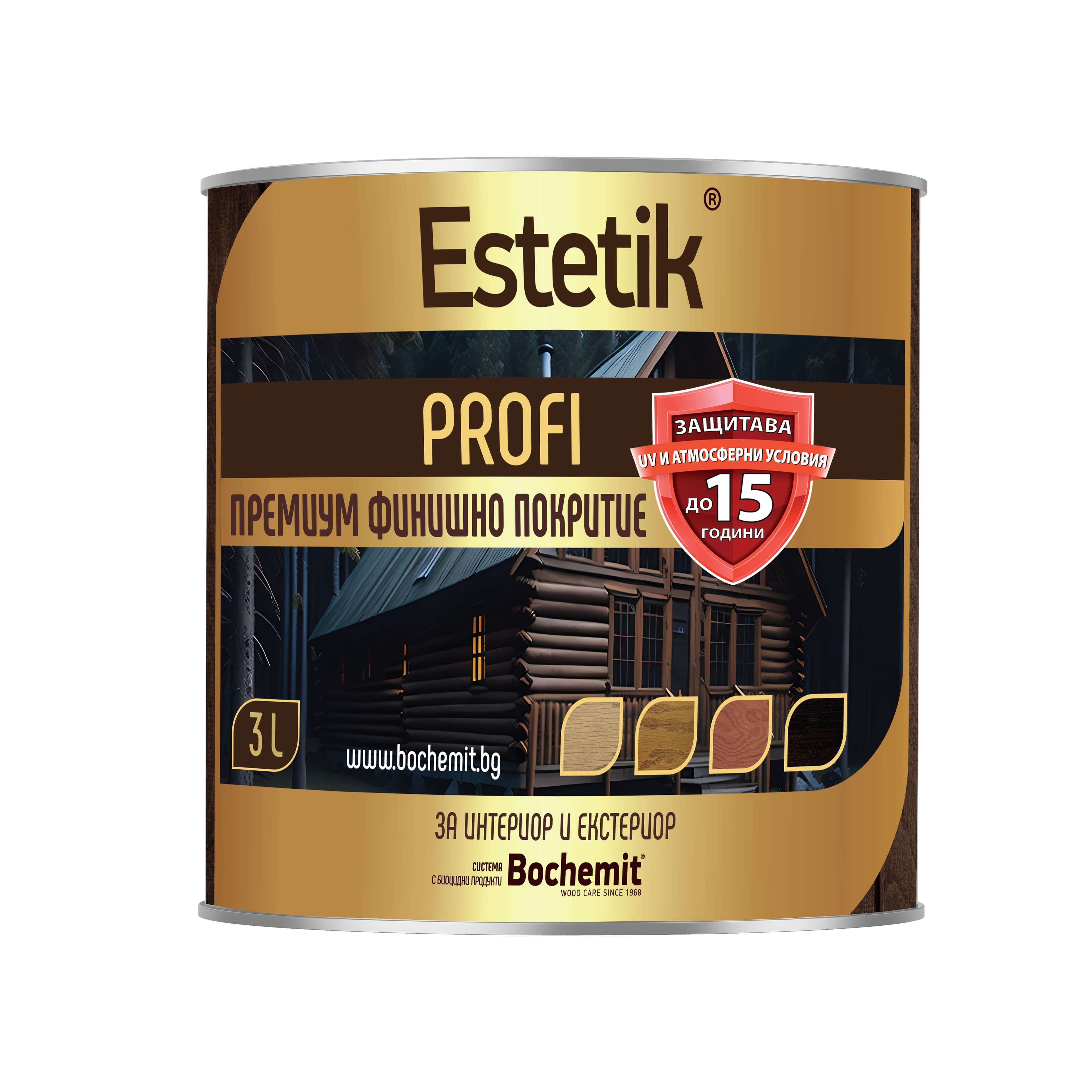 Импрегнатор на маслена основа Бохемит Estetik Profi 15 Дъб 3л