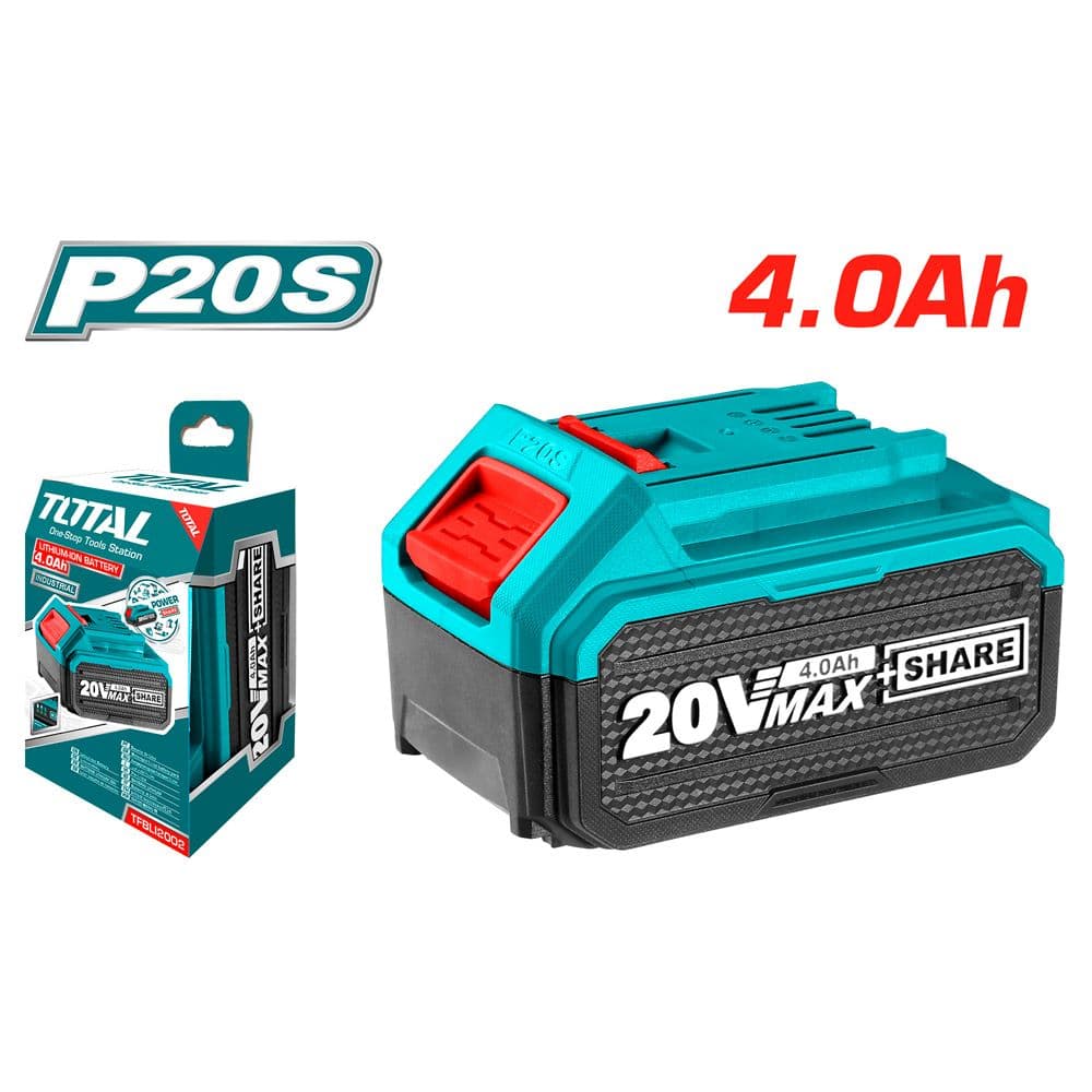 Акумулаторна батерия Total Ind Li-Ion 20V 4.0Ah