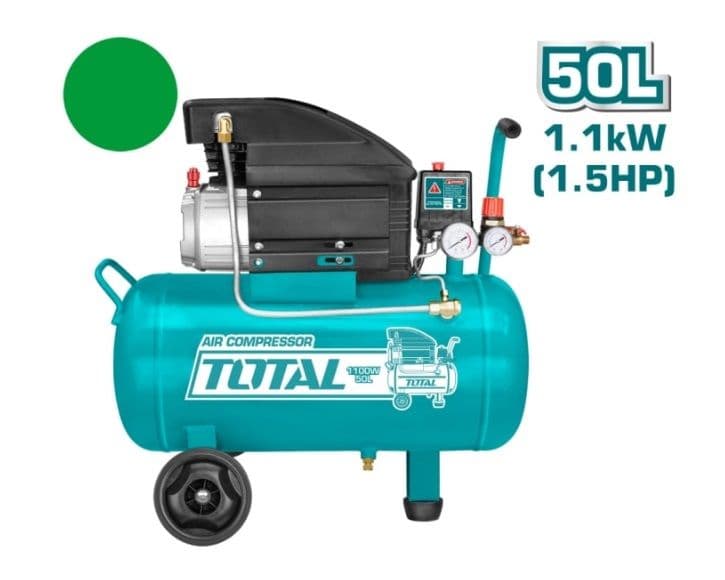Бутален компресор Total 1100W 50л