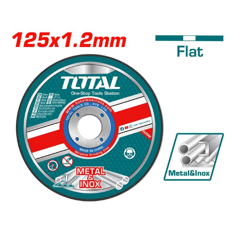 Диск за рязане на метал/инокс Total 125х1,2х22,23 мм