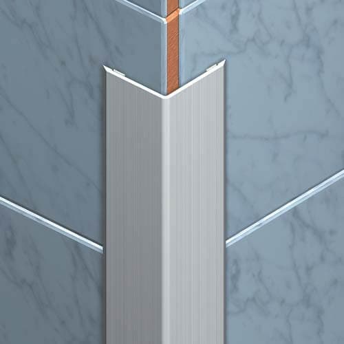 PVC ъглов профил самозалепващ 300x2,5x2,5см сив