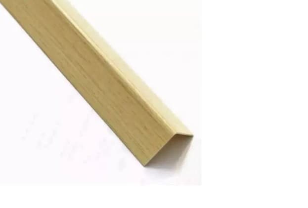 PVC ъглов профил 100x1,1x1,1см светло дърво