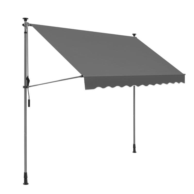 Тента с манивела My Garden WRAW02 тъмносива 350х120см