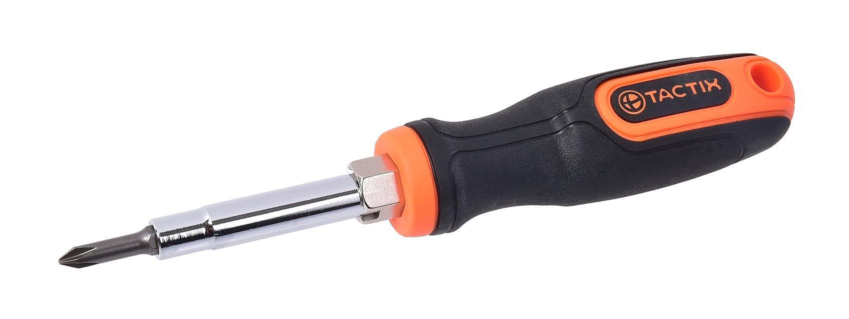 Отверка Tactix CR-V  6 в 1 с битове