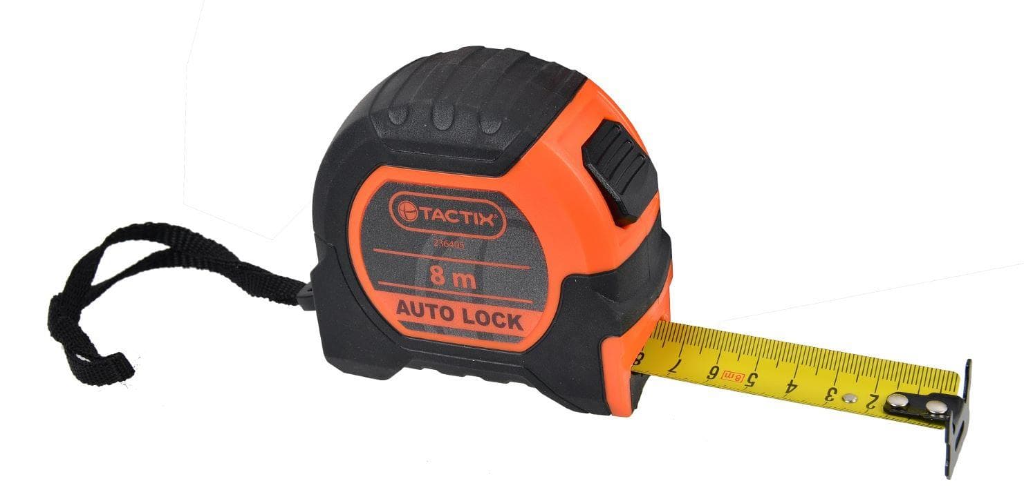 Ролетка Auto Stop Тactix 8м x 25мм