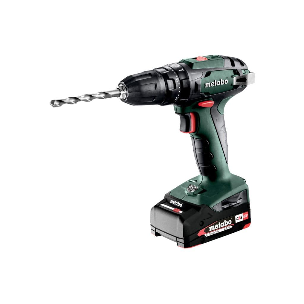 Акумулаторна ударна бормашина Metabo SB 18 2x2Ah 18V 48Nm + 2 батерии и зарядно