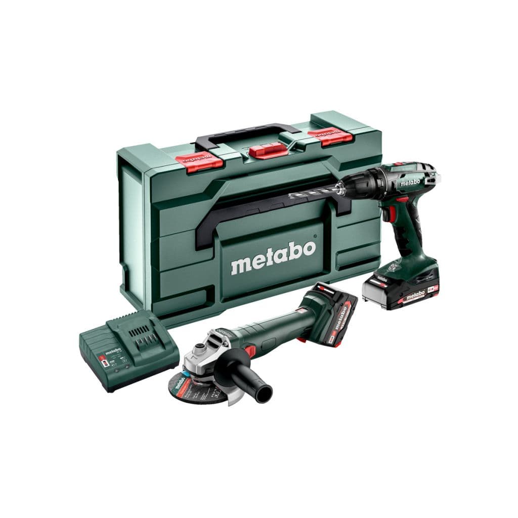 Акумулаторни винтоверт + ъглошлайф Metabo Combo Set 18V BS + W 18 7-125 / 2Ah+4Ah