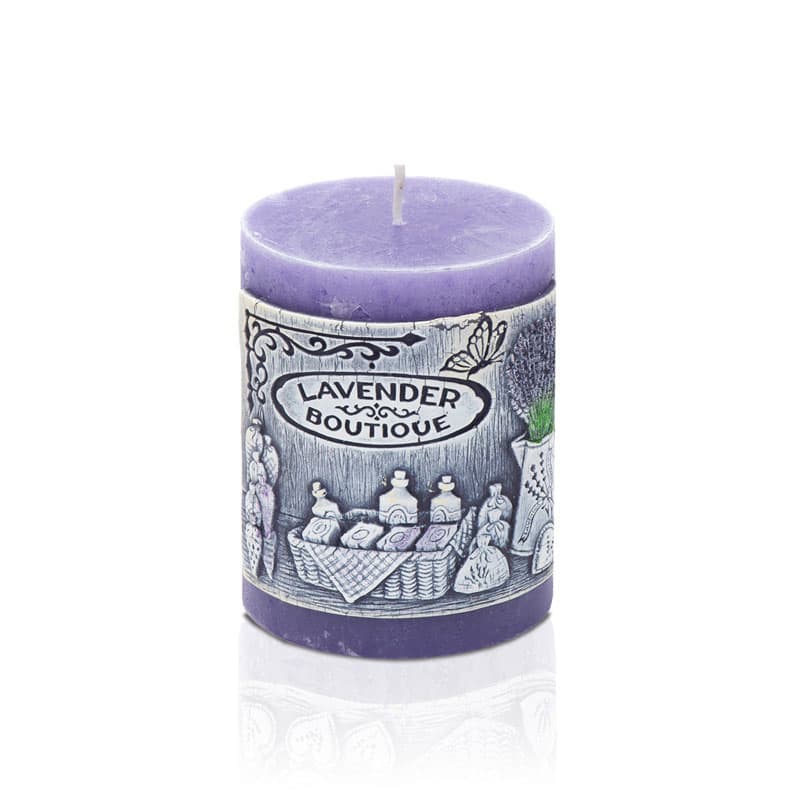 Ароматна свещ Lavender boutique 70x100мм