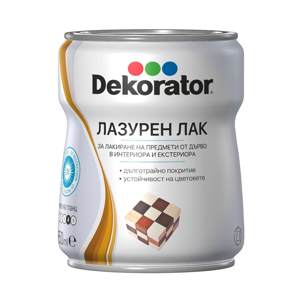 Лазурен лак Декоратор Дъб 650мл
