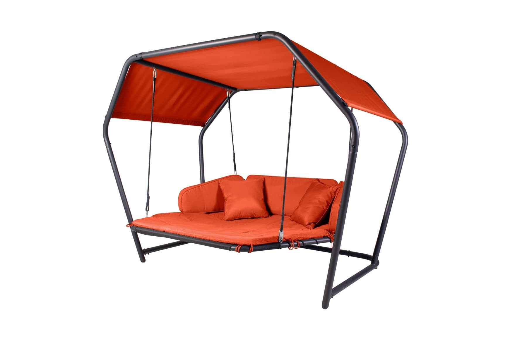Луксозна градинска люлка My Garden Diamond MT041024B / 185х264х195см terracotta