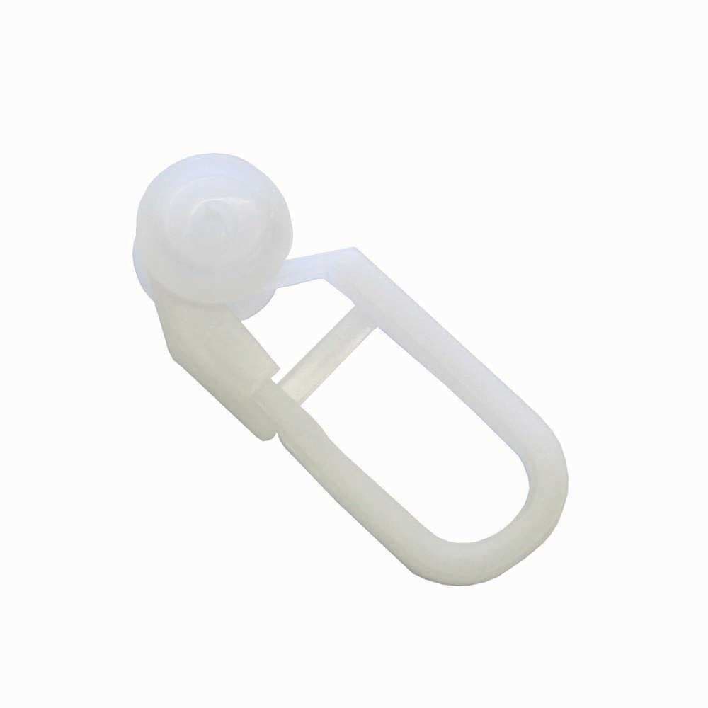 Ролкови кукички за PVC корнизи 100 броя бял