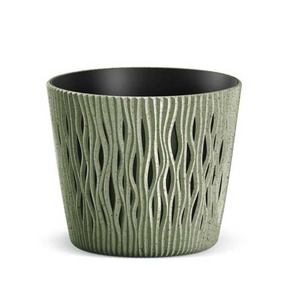 Саксия Sandy Eco Wood 2262W 27х27х22.2см зелена