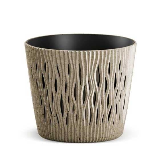 Саксия Sandy Eco Wood 4665W 27х27х22.2см натур