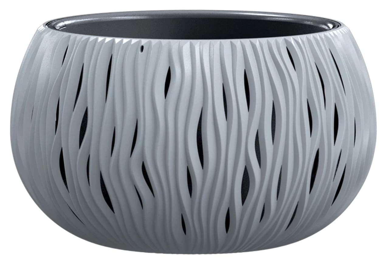 Саксия Sandy Bowl 405U 37х37х22см сива