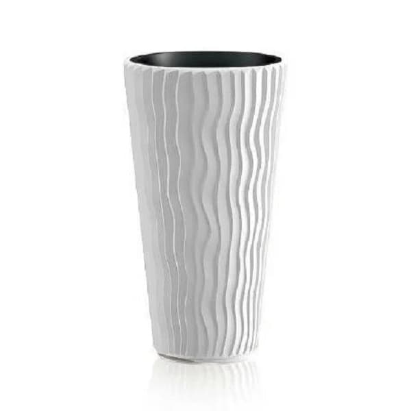 Саксия Sandy Slim S449 39х39х70.8см бяла