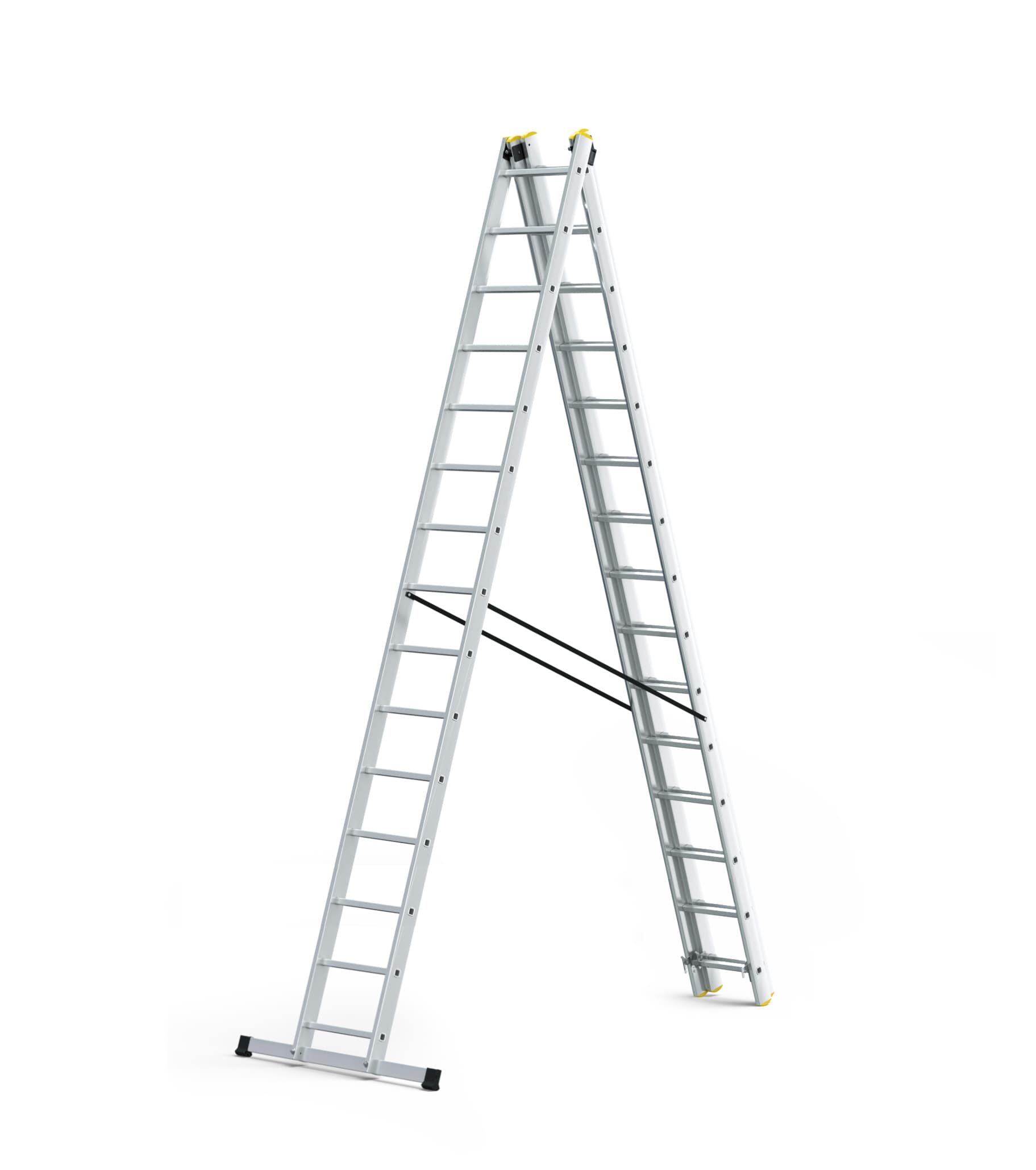Алуминиева стълба Multisystem Pro 3х15 стъпала