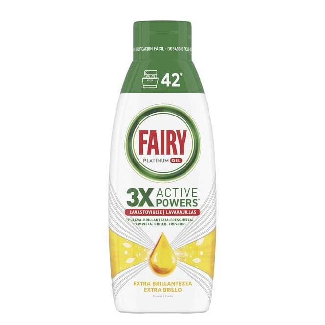 Препарат гел за съдомиялна&nbsp;Fairy Gel Lemon 840мл / 42 цикъла