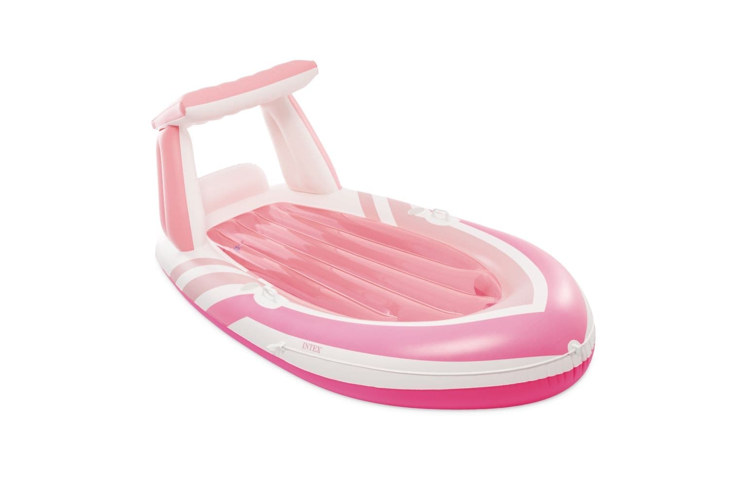Надуваема лодка със сенник Intex Pink Paradise 57804EU 257х135 см