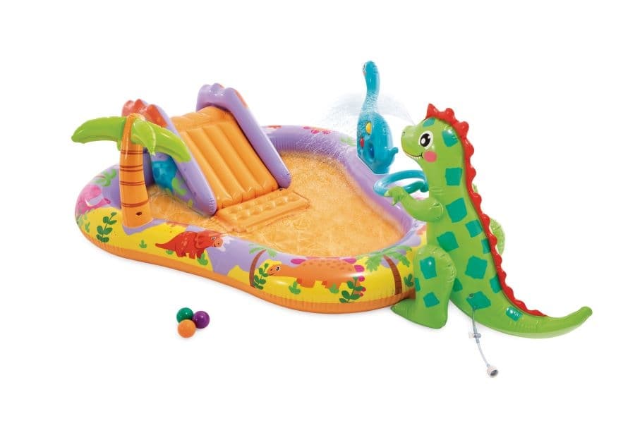 Надуваем център за игра Intex Dino Park 56139NP 201х157х69 см