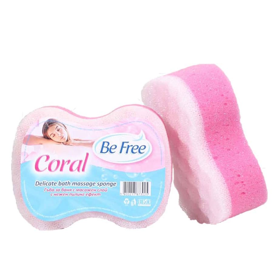 Гъба за баня Coral с масаж