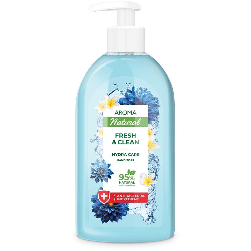 Течен сапун Аroma Natural Fresh&Clean помпа 500 мл