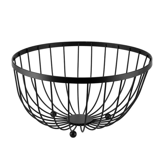 Кръгла фруктиера Horecano HC-981670 / 25xh14см черна