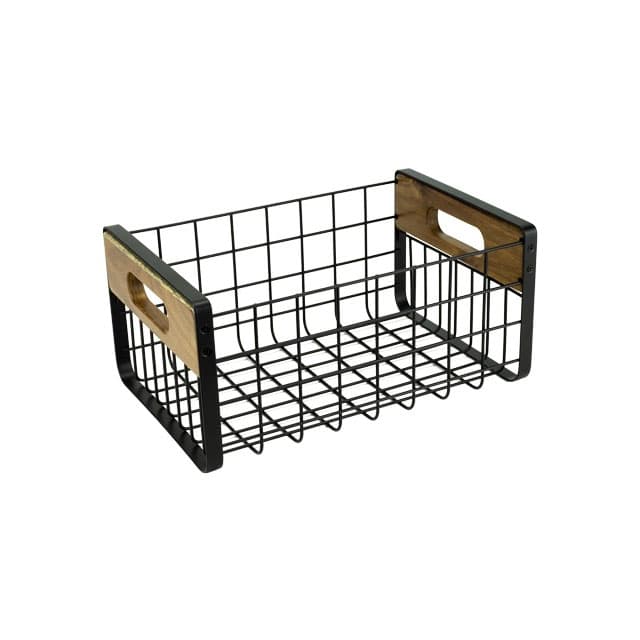 Метална касетка Horecano Home Small WK830741-S 29x21,5xh14,7см черен мат