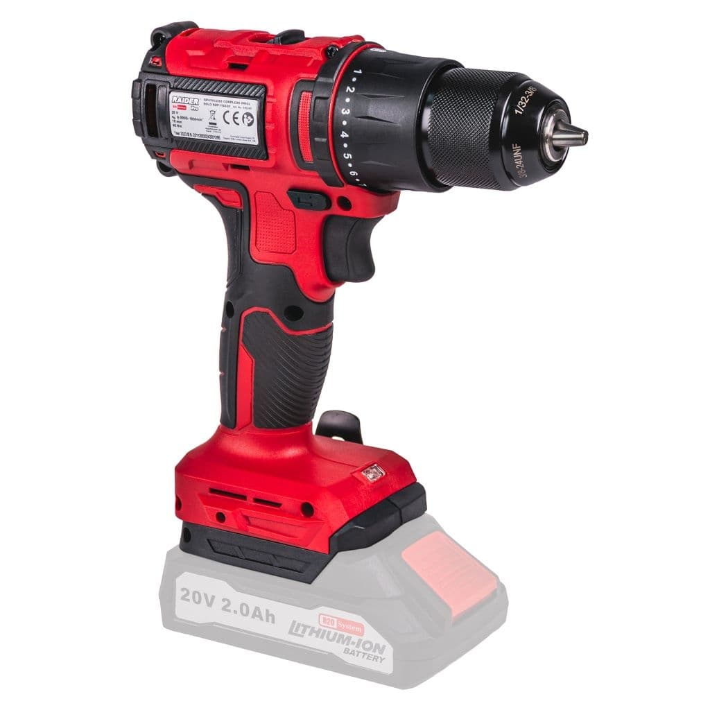 Акумулаторна бормашина Raider RDP-YBD20 Solo R20 20V 40Nm без батерия и зарядно