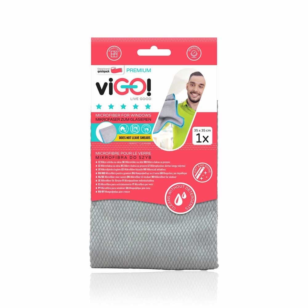 Микрофибърна кърпа за прозорци и огледала Vigo Premium