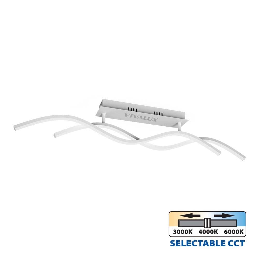 Осветително тяло Vivalux Solut LED WH CCT 27W 3000K-4000K-6000K