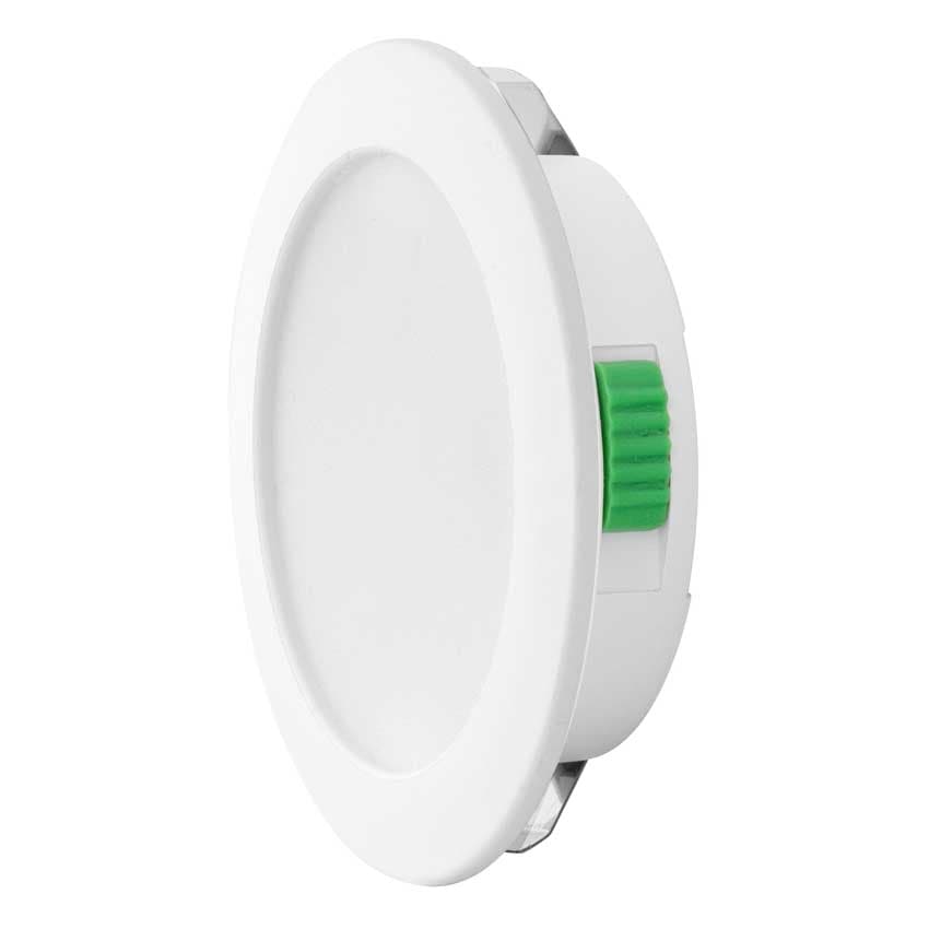 Мебелна LED луна за вграждане Ultralux CCT бяла 4W 3000K/4000K/6500K IP44 
