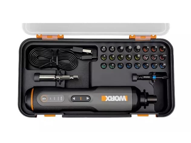 Aкумулаторна отвертка Worx WX240 / 4V 1,5Ah + аксесоари