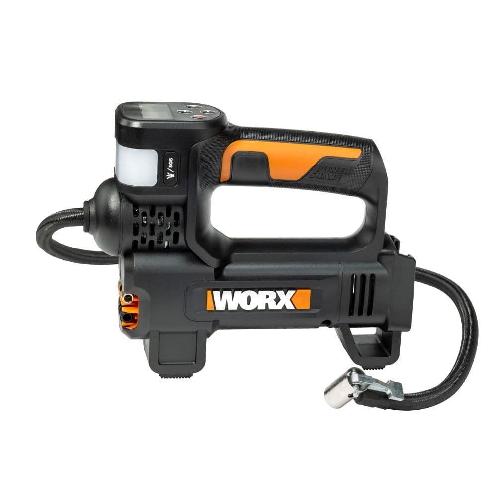 Мини компресор за автомобил 2 в 1 Worx WX092.9 / 10bar 20V без батерия и зарядно